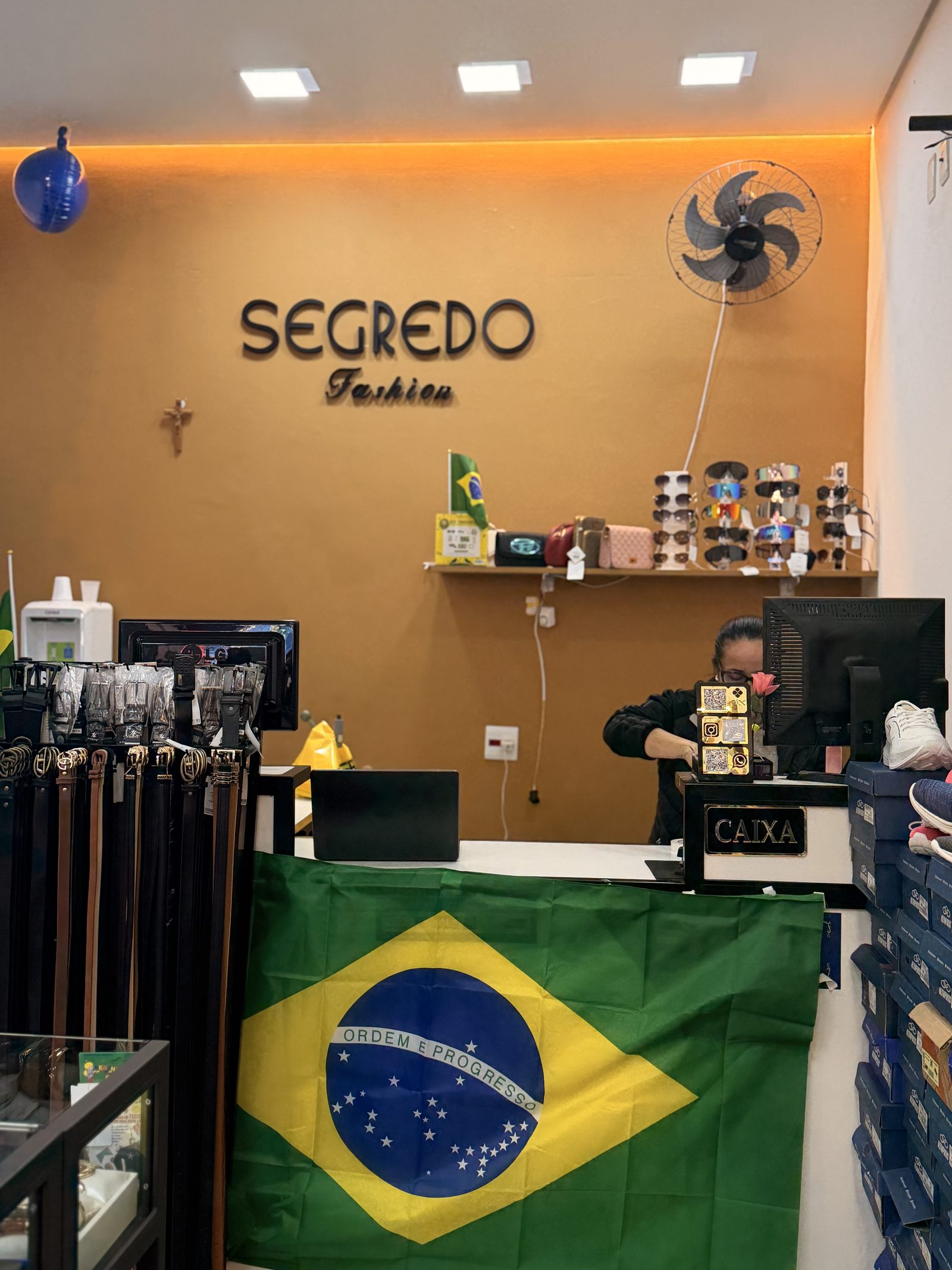 Interior da Segredo Fashion
